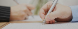 Signing Papers - Separation Agreement Header Image